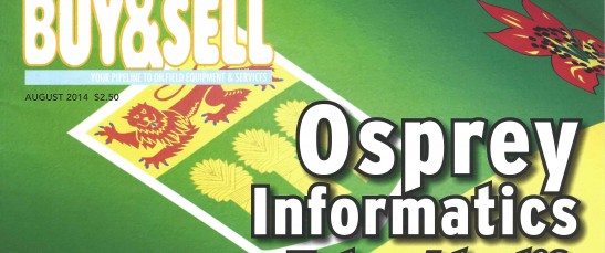 Osprey Featured as Cover Story in August 2014 Roughneck Buy & Sell Magazine